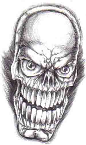 Drawings Of Skull Tattoos Tattoo Design Gallery 300x506px