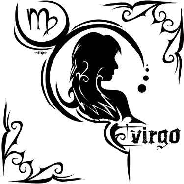 stock vector : tattoo zodiac astrology icons for horoscope, vector