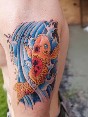 common carp tattoos. Common Koi Fish Tattoos