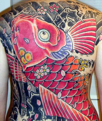 kissing fish coloring pages. wallpaper Koi Fish Tattoo
