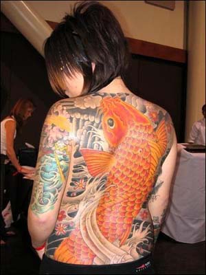 Koi fish tattoo, Red Koi Fish,